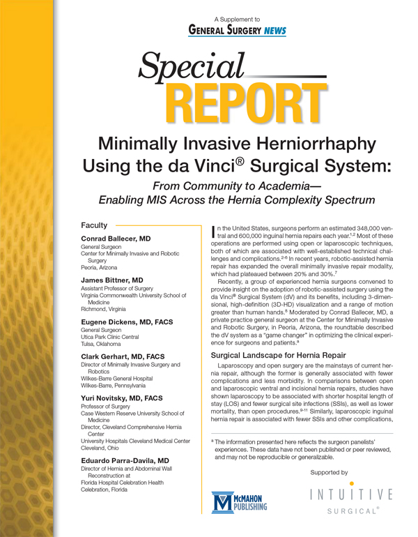 Ventral hernia repair in obese patient population.