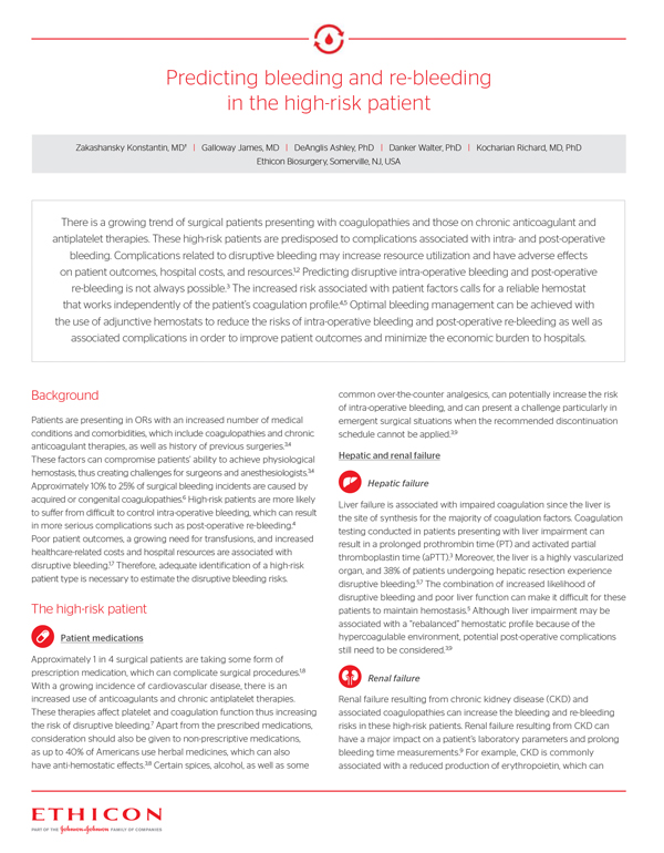 Predicting Bleeding And Re-Bleeding In The High-Risk Patient